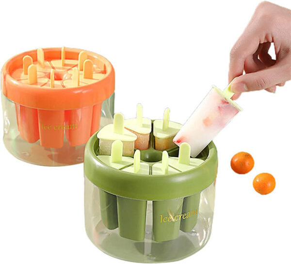 Moule à glace à 8 grilles pour yaourts - Outil réutilisable