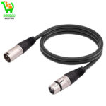 Câble Canon mâle à femelle, sortie et entrée Audio, applicable à la connexion Stable XLR du Microphone KTV 2 mètres