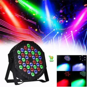 Lumières de scène, 36 LED RGBW DMX 512 scène plat Par effet d'éclairage DJ Disco fête vacances noël Bar Club mariage anniversaire spectacle lumières Lumières d'étape de KTV