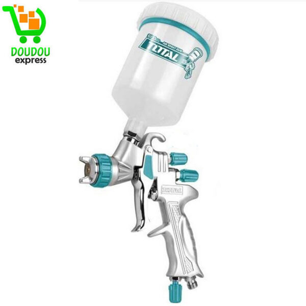 Pistolet LVMP à peinture TOTAL TAT10605 - 600 cc - Pression de pulvérisation 2,0 bars – Image 2