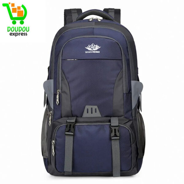 Sac d'escalade extérieur, nylon résistant à l'usure et à la pluie de grande capacité, sac à dos multifonctionnel de voyage, de randonnée, de camping et de sport, – Image 4