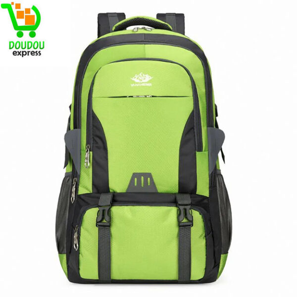 Sac d'escalade extérieur, nylon résistant à l'usure et à la pluie de grande capacité, sac à dos multifonctionnel de voyage, de randonnée, de camping et de sport, – Image 3