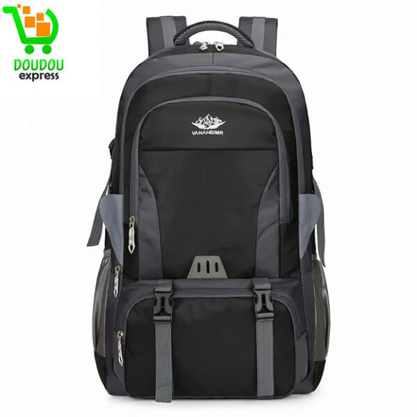 Sac d'escalade extérieur, nylon résistant à l'usure et à la pluie de grande capacité, sac à dos multifonctionnel de voyage, de randonnée, de camping et de sport, – Image 5
