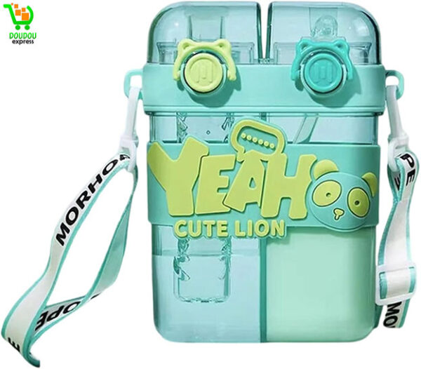 Bouteilles d'eau anti-fuites, gobelets pour enfants - Bouteille d'eau de voyage grande capacité | Gobelets portables anti-fuites pour enfants