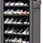 Étagère à chaussures moderne et simple, dortoir, multicouche, grande capacité, logement de location anti-poussière avec armoire à chaussures