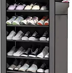 Étagère à chaussures moderne et simple, dortoir, multicouche, grande capacité, logement de location anti-poussière avec armoire à chaussures