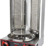 Kebab Grill Professionnel Grill 2 Brûleurs Kebab Grill 3000W Kebab Machine BBQ Brûleurs Rôtissoire Broiler Cuisson