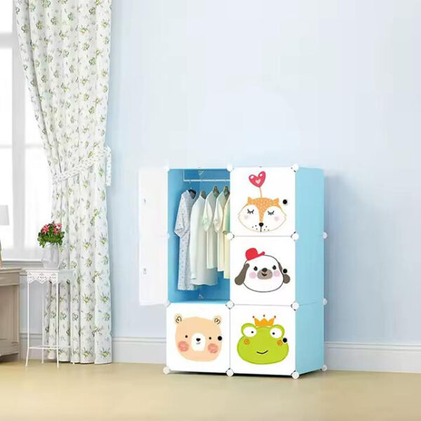 Armoire de rangement en plastique pour bricolage 6 cubes personnalisée – Image 3