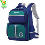 Sac à Dos Enfant Cartable Scolaires Maternelle Garcon Color-Blocking Sac Maternelle avec Bandes réfléchissantes Multi-Poches Toile Sac a Dos Bebe Fille Cartable Sac a Dos Stitch Sacs à Dos