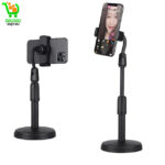 Trépied de bureau léger à réglage universel, pour Smartphone iPhone Samsung avec support de téléphone, bâton de Selfie, support Tripe