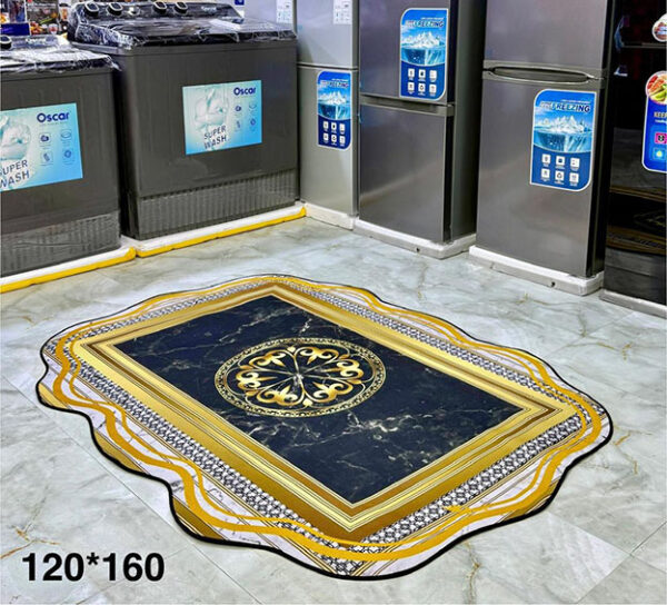Tapis minimaliste moderne pour salon, forme irrégulière, décor de chambre à coucher, 120X160CM – Image 11