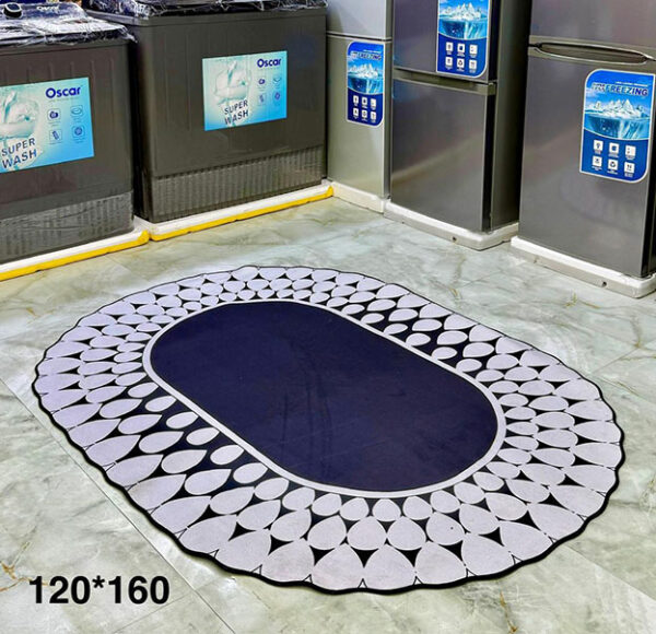 Tapis minimaliste moderne pour salon, forme irrégulière, décor de chambre à coucher, 120X160CM – Image 6