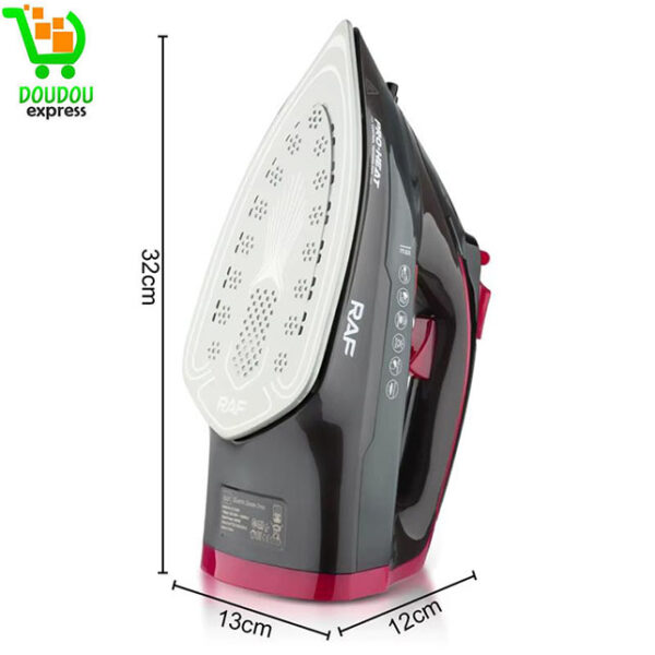 Fer à vapeur RAF R.1248O, 2600 W, 220 V, 50 Hz, noir – Image 2