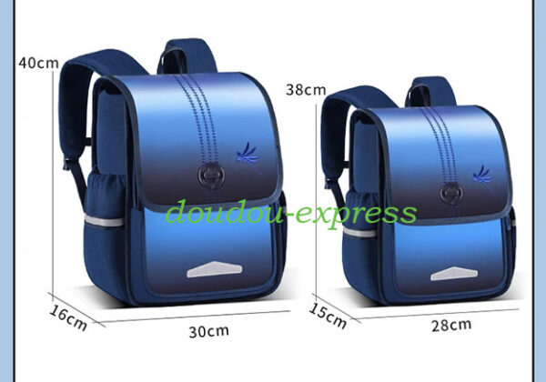 Sacs à dos pour enfants grande capacité, protège la colonne vertébrale, double bandoulière, sac à dos d'école primaire pour les classes 1 à 6 – Image 3