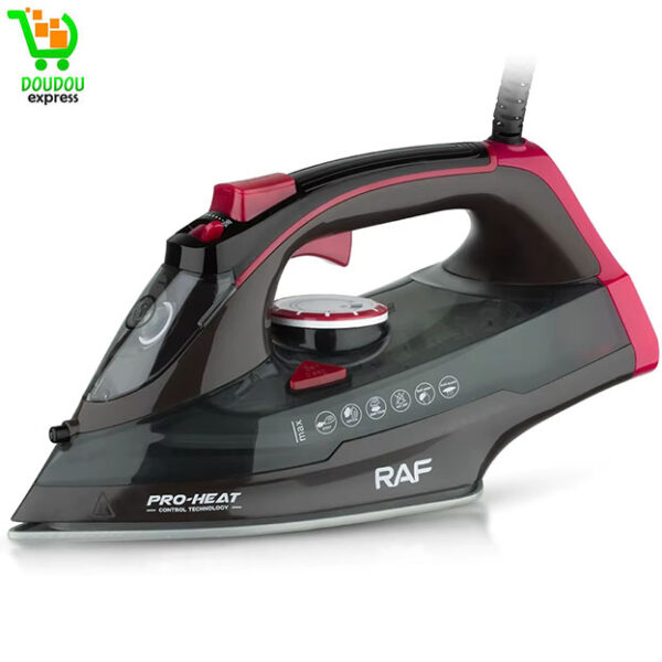 Fer à vapeur RAF R.1248O, 2600 W, 220 V, 50 Hz, noir – Image 3