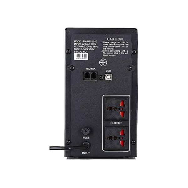 Onduleur Premax PM-UPS1500 - 1500VA - Protection contre les surtensions et surchages – Image 2