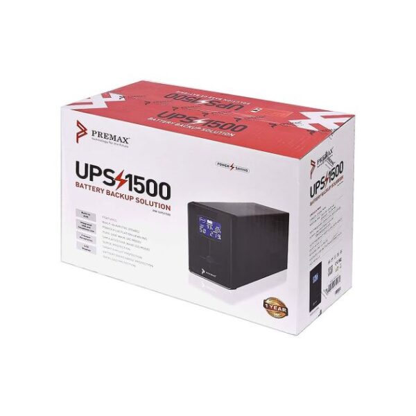 Onduleur Premax PM-UPS1500 - 1500VA - Protection contre les surtensions et surchages – Image 3