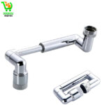 Robinet pour évier - Bras robotique étanche 1440 degrés Rotatif antioxydant aérateur Robinet d'extension | Pulvérisateur Rotatif Accessoire Robinet Extensible pour Cyhamse