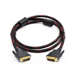 Câble DVI haute vitesse 1.5 M Bouchon plaqué or mâle-mâle 24+1