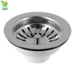 Bouchon de passoire d'évier de cuisine Clip à ressort en acier inoxydable