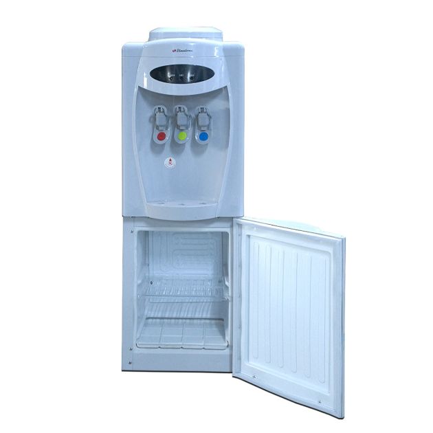 Distributeur d’Eau Binatone – 3 Robinets (Eau Plate, Chaude & Glacée) + Mini Réfrigérateur 20L – Image 2