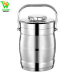 BoîTes Alimentaires Isothermes En Acier Inoxydable 304 Thermo Isolant Contenant à Lunch Isotherme 2.4 Litres Pour Repas Nourriture BéBé Soupes Pour Enfant Adulte