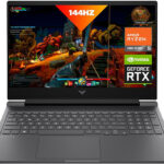 Ordinateur portable HP Victus 16, écran FHD IPS 144 Hz, AMD Ryzen 5 7640HS, 16 Go de RAM, SSD 512 Go, GPU NVIDIA GeForce RTX 3050 (6 Go), Windows 11 Home,