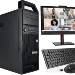 PC de bureau Lenovo Think Station S20 Gaming TW 2018, carte vidéo Intel Quad Core XEON W3520 2.66 G jusqu'à 2.93 G, 16 G RAM, 240 G SSD+2 T, DVD, WIFI, BT 4.0, HDMI, VGA, 1 G, W10P64 (Renouvelé)