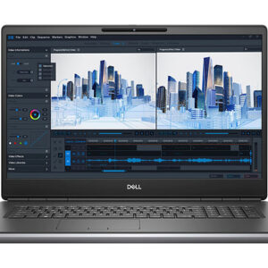 Ordinateur portable Dell Precision 7760 Workstation | 17,3 po 1920x1080 FHD | Core i7-11850 H - Disque dur SSD 1to  - RAM 32 Go - Nvidia RTX A3000 | 8 cœurs @ 4,8 GHz - 6 Go GDDR6 Win 10 Pro Silver (Renouvelé)