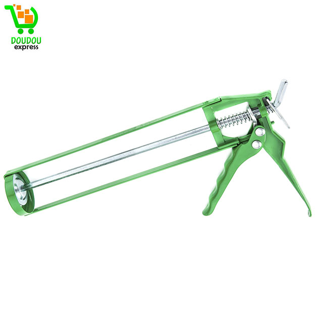 Pistolet à calfeutrer de 9 "avec manche manuel en aluminium pour mastic de silicone squelette – Image 4