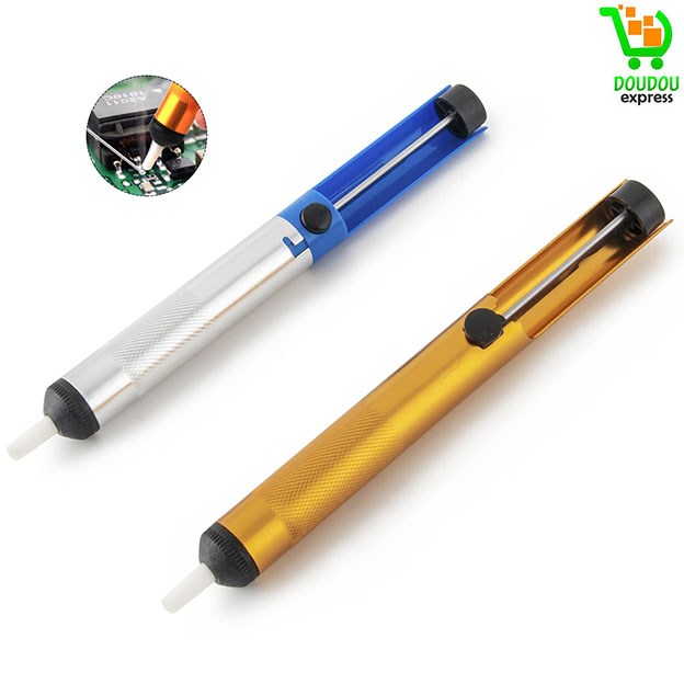 Pompe à dessouder en aluminium pistolet à étain à souder stylo à souder ventouse à souder