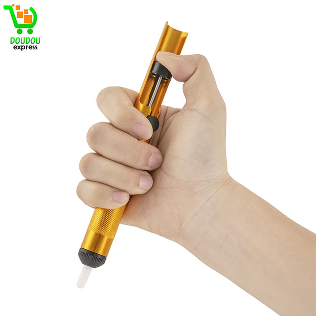 Pompe à dessouder en aluminium pistolet à étain à souder stylo à souder ventouse à souder – Image 2