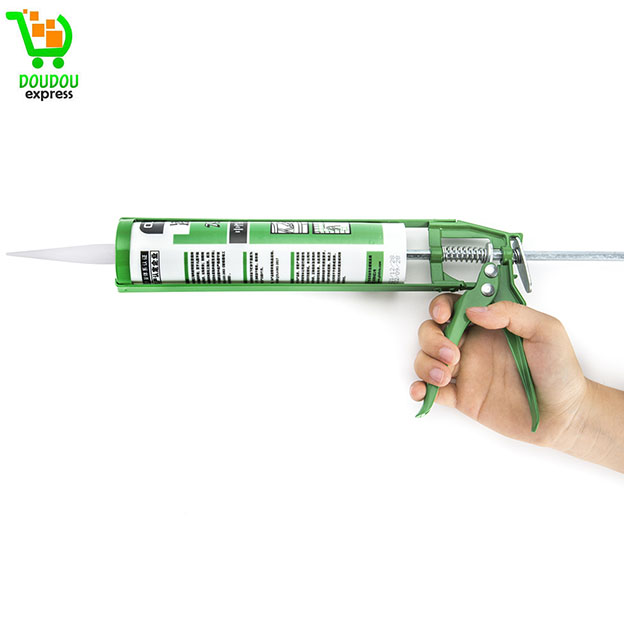 Pistolet à calfeutrer de 9 "avec manche manuel en aluminium pour mastic de silicone squelette