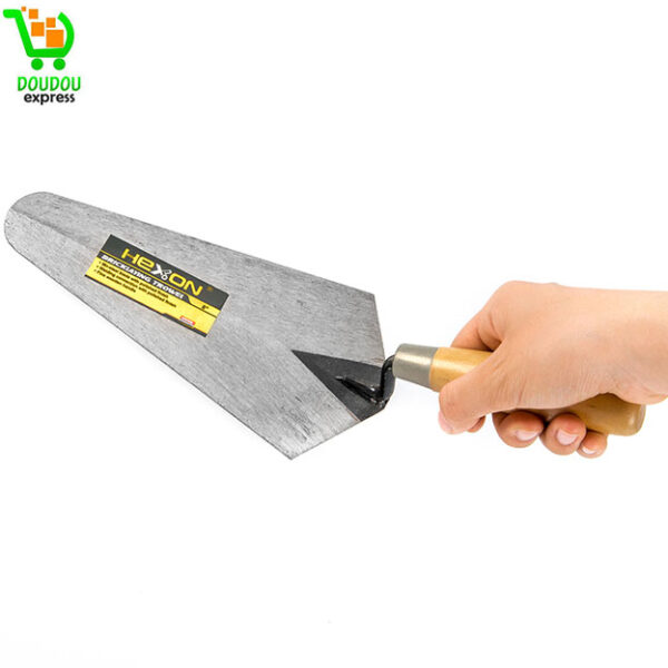 Truelle à Brique ContractorsX – 5-1/2 X 10 Pouces, Manche TPR, Acier Inox