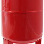 Réservoir pression à vessie 100 L – max. 5,4 bars – pour la Surpression domestique – avec Vessie en caoutchouc EPDM – Cuve ballon à installation verticale