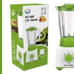 Blender 2 en 1 - DAY-STARS - 1.5 L - Avec verrouillage de sécurité - DST-925 - 400 Watts - 1 bol de broyage en plastique - 2 vitesses + Pulse