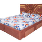 lit King en bois Size 6x6  2 places