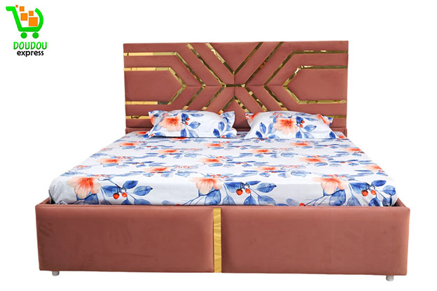 lit King en bois Size 6x6 2 places – Image 2