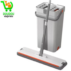 Serpillières et seaux en microfibre ultra-fine à rotation 360° pour le nettoyage domestique